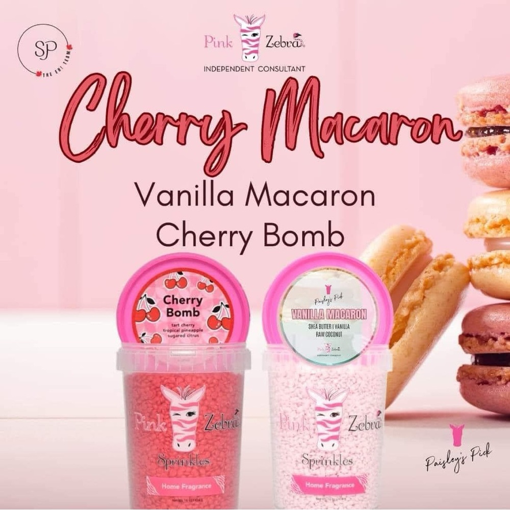 Cherry Macaron Pink Zebra Blend 🍒